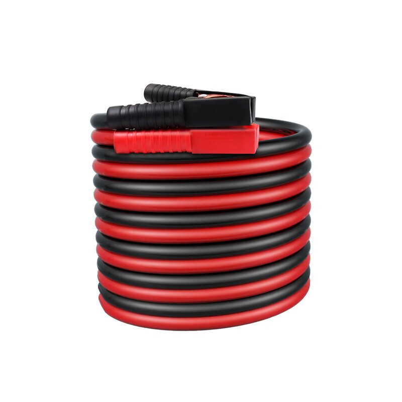 Delipow battery wiring, car battery wiring, thickened cross-river dragon wiring, fire wiring, car wiring, rescue start, 3 meters 1800A, suitable for displacements below 3.0