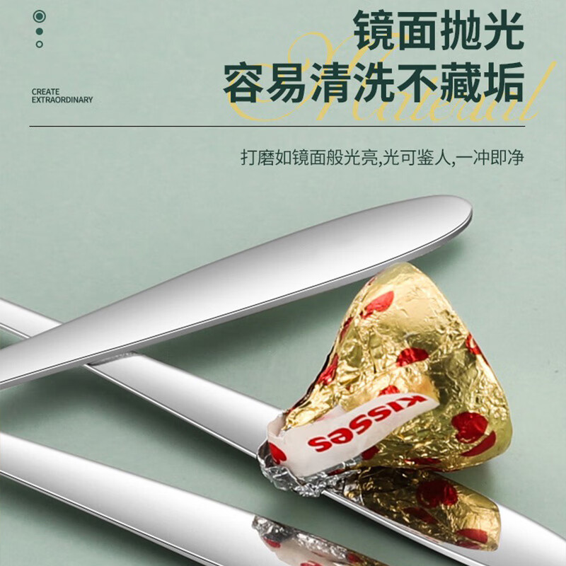 Xingfang Fruit Fork 304 Stainless Steel 5-pack European Cake Fork Fruit Pick Dessert Two-Tine Fork Household Small Fork