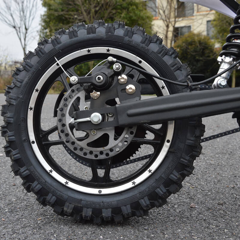 Langchuang Motorcycle 49cc mini medium 4-stroke off-road vehicle two-wheel light motorcycle fuel version pure gasoline model 4-stroke hand start red green