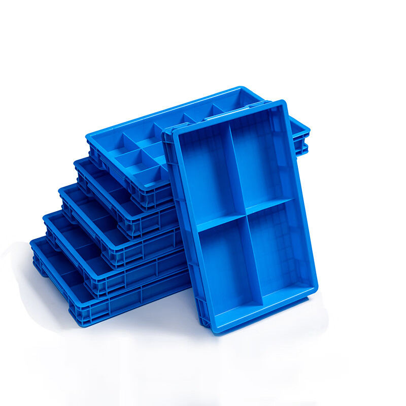 Plastic box compartment box multi-grid storage box storage box screw storage partition tool parts box turnover box thickened turnover box 350 boxes 375*276*83 (thickened)