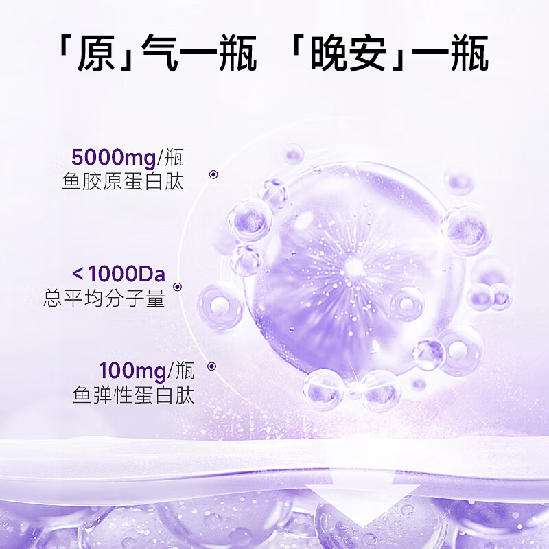 Five Female Doctors Hua Shao's same style collagen peptide vitamin C drink classic peptide 1.0 elastin passion fruit flavor (10 bottles * 6 boxes)