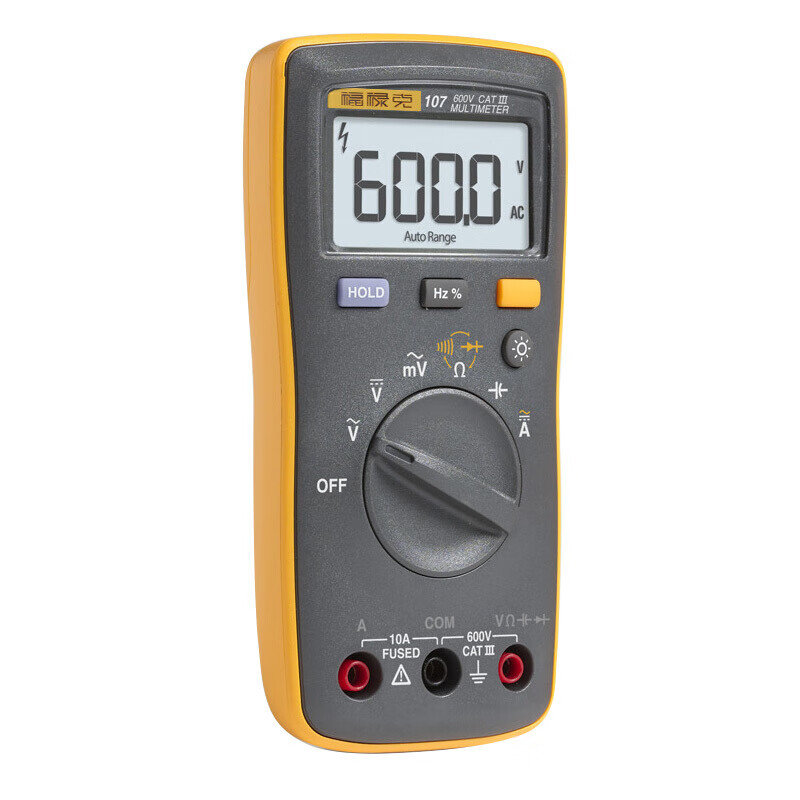 FLUKE 107 digital multimeter handheld multimeter multimeter automatic range ammeter instrumentation