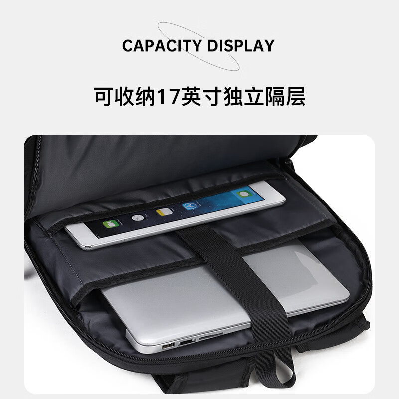 Slazenger large-capacity backpack commuter business trip computer bag middle school and high school student school bag business casual backpack New Year gift