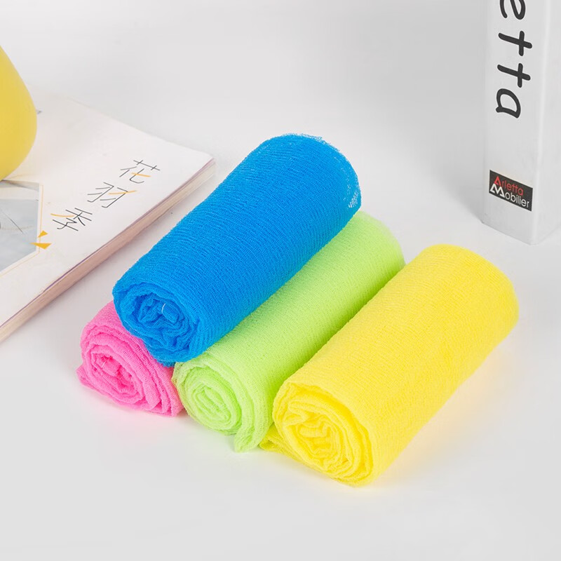 Cyan pomelo imported from Japan, long strip of bath towel, exfoliating back and back rub, powerful bath artifact, men and women's bath ball bath towel QYK-062 blue/thick