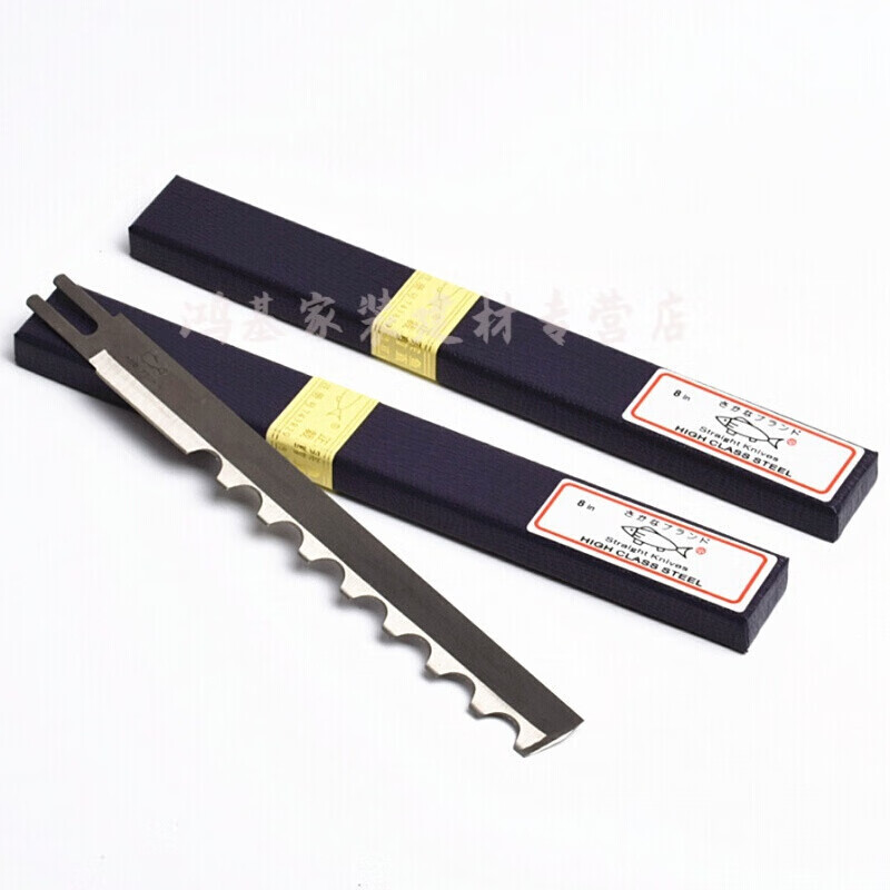 Customized Japanese fish brand electric shear blade cloth cutting knife cutting bed blade 13-inch wave knife abrasive belt