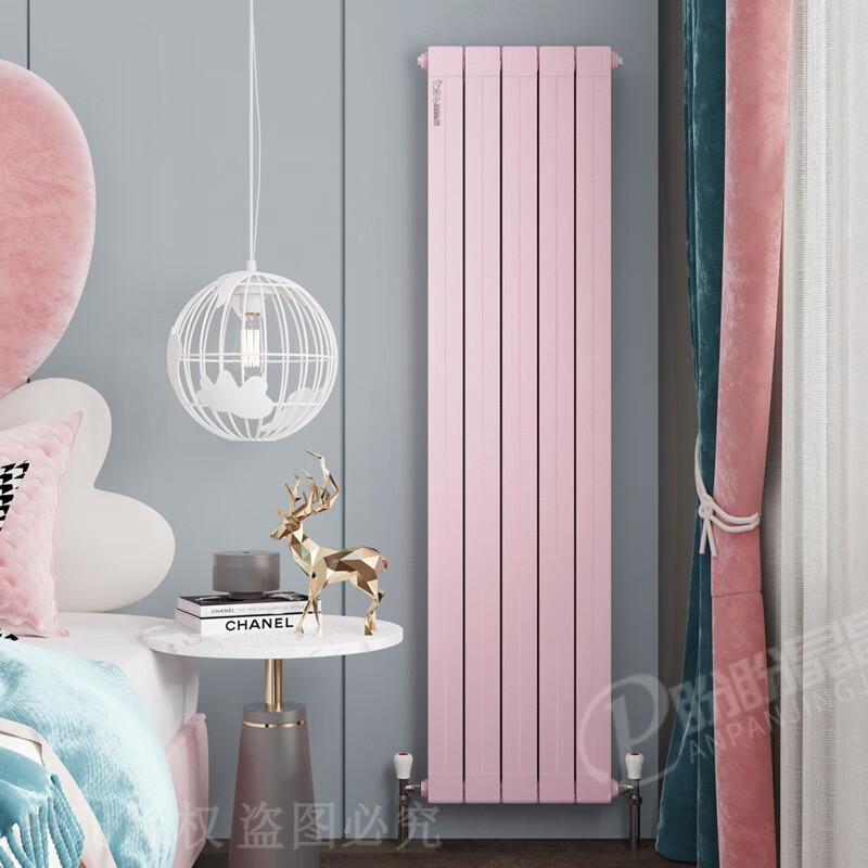 Panpan Jingjing radiator household water heating copper-aluminum composite wall-mounted living room radiator bedroom centralized heating copper-aluminum 7575 type center distance 1.2m