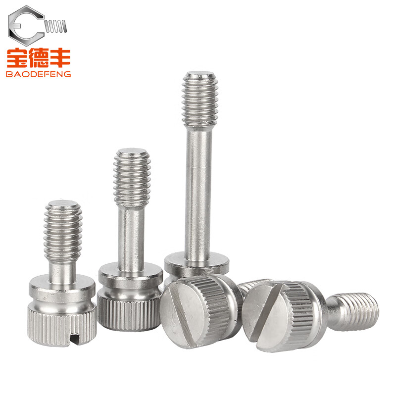 Baodefeng 304 stainless steel loose screws and bolts GB839 slotted hand-tight anti-loosening screws M2.5x6 10 pieces