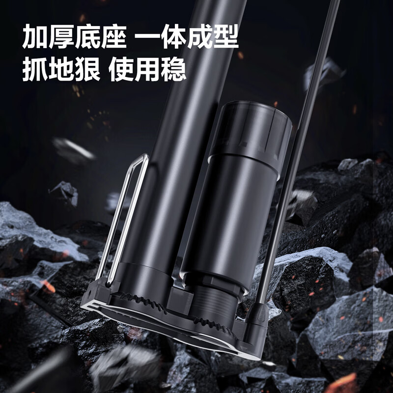 Deli multi-function high-pressure air pump bicycle electric motorcycle basket football swimming ring with air pressure gauge