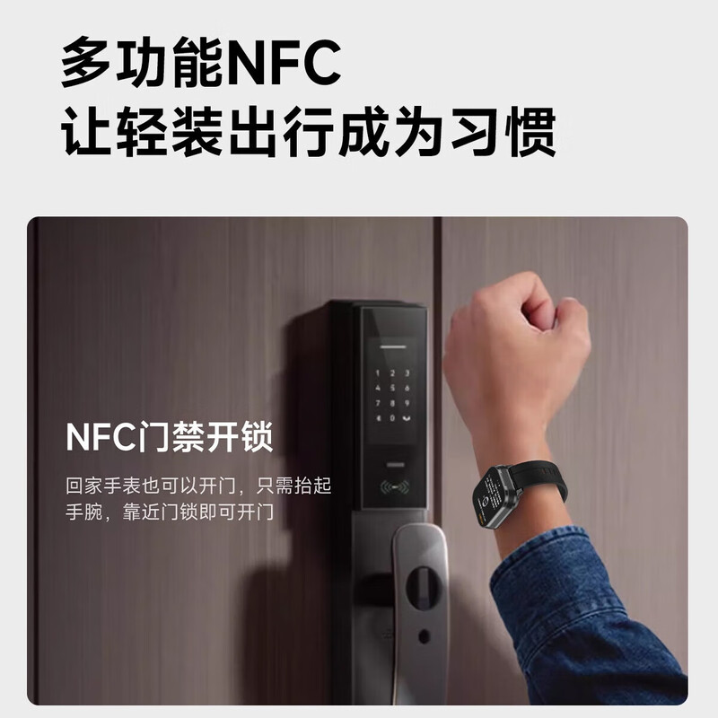 Newly upgraded multifunctional dual Bluetooth earphones, ultra-thin flip cover, NFC call payment, multifunctional TWS smart watch 2-in-1 sports blood pressure and blood oxygen sports new model, Supreme Edition - black and thick, offline payment + NFC access control, smart dual earphones music, call payment