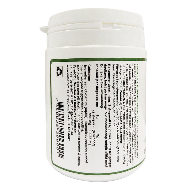 TerniCOL Swedish imported natural supplement children's immune globulin lactoferrin bovine colostrum powder 70g 70g*2 bottles