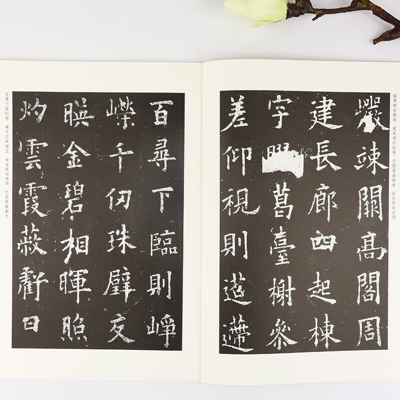 Ink dot calligraphy Ouyang Xun Jiucheng Palace Liquan inscription Selected calligraphy writing on inscriptions handed down from ancient times