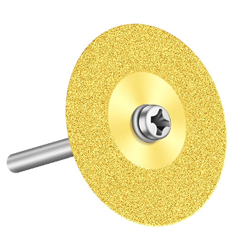 Minite emery cutting disc electric grinder accessories flowerpot wine bottle cutting disc polishing cutting jade ceramic tile seam clearing supplies titanium plated version 30mm 10 pieces + 2 connecting rods