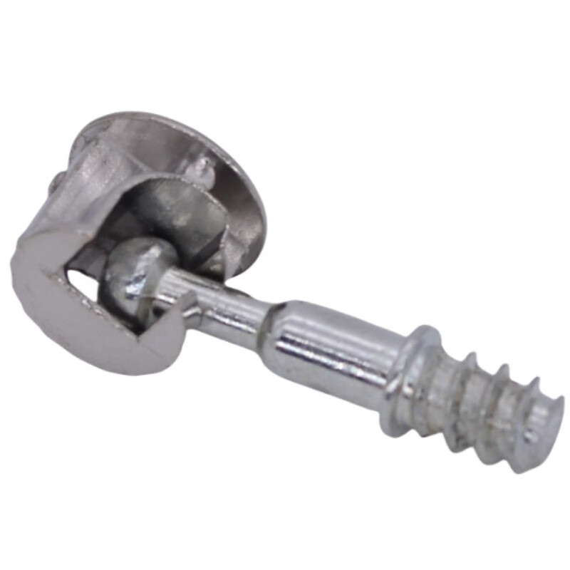 Phil solid thickened two-in-one connecting piece furniture hardware bedclothes cabinet fastening eccentric wheel self-tapping iron rod nut assembly self-tapping rod + diameter 13 eccentric wheel = 10 sets quantity