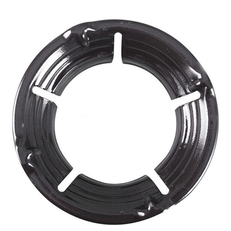 Qingshan Air Gas Stove Windproof Cover Fire Gathering Cover Universal Thickened Gas Stove Fire Gathering Ring Double-layer Stove Home Natural Gas Gas Stove Windproof Cover (Four Openings Black)