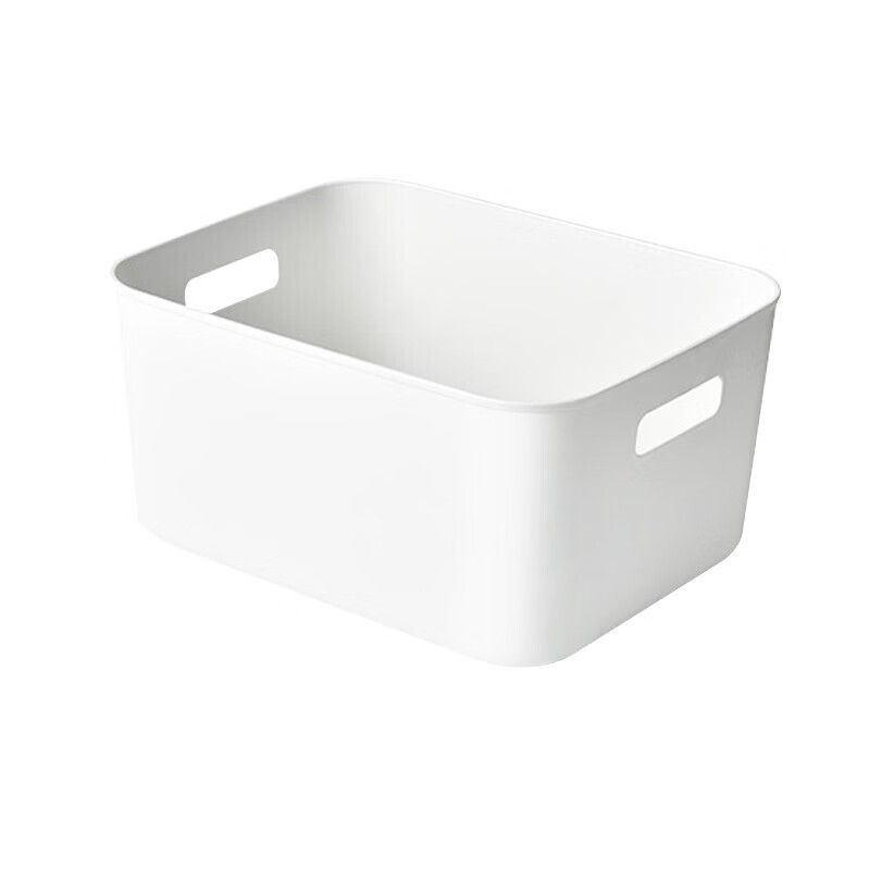 Huixun Jingdong's own brand storage box storage box sundry storage artifact storage box white storage box 3 pieces