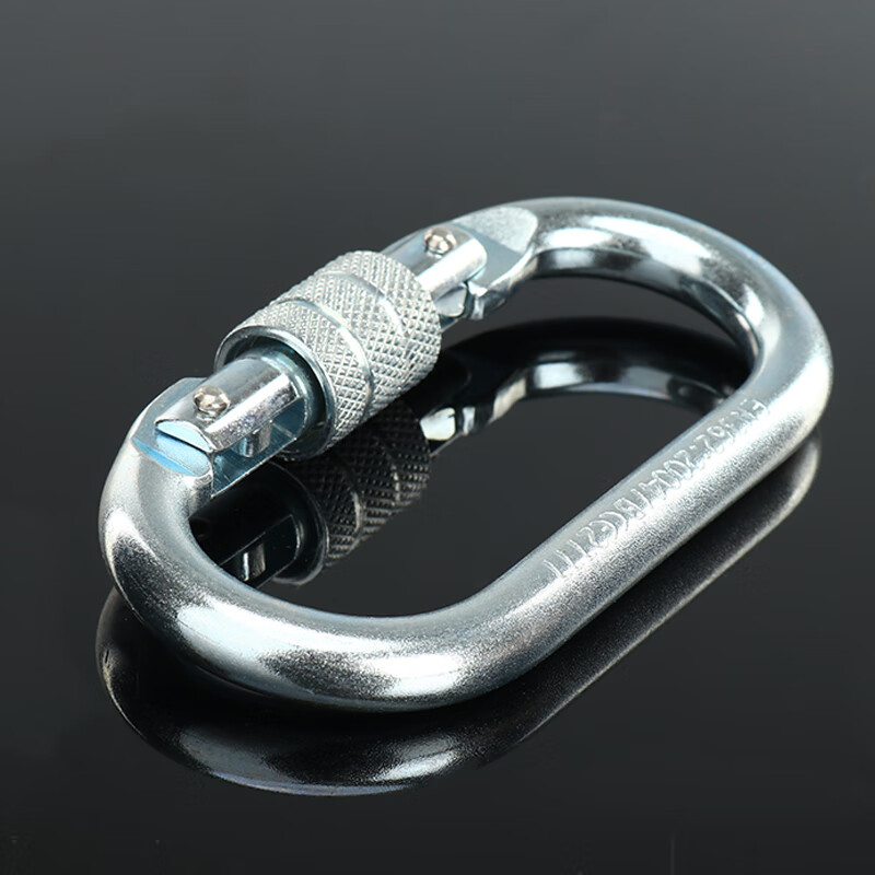 Sanduao speed drop O-type thread lock, high-altitude operation main lock, quick-hook outdoor safety hook, safety buckle AD-WJ012 O-type thread steel lock