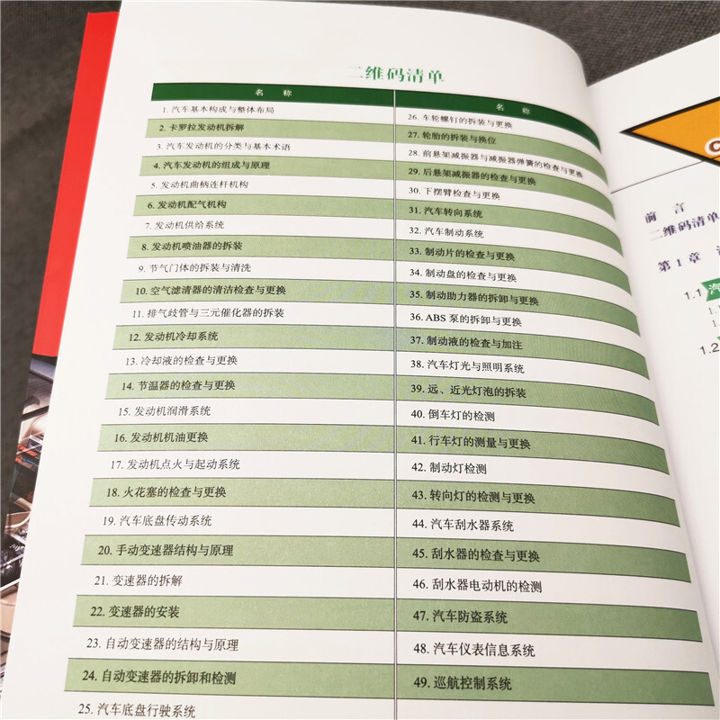 Principles of automobile construction from entry to mastery (color illustrations + videos) 12 major automobile systems 49 video displays Full-color three-dimensional anatomy diagrams