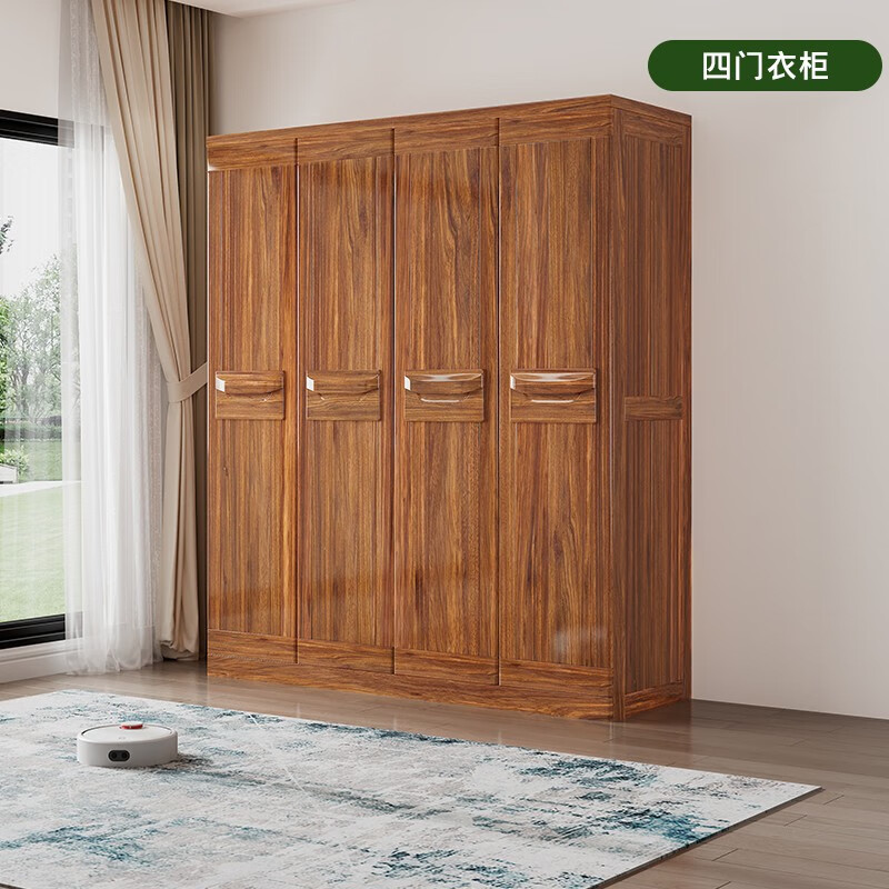 Xinshiya modern Chinese style ebony wood wardrobe combination two, three, four and five door wardrobes with top cabinets whole house custom wardrobe cabinets three door wardrobes with top cabinets