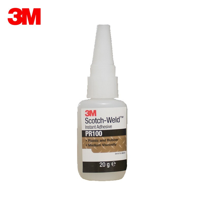 3M PR100 transparent quick-drying glue automotive glass electronic components leather plastic rubber metal wood adhesive 20g