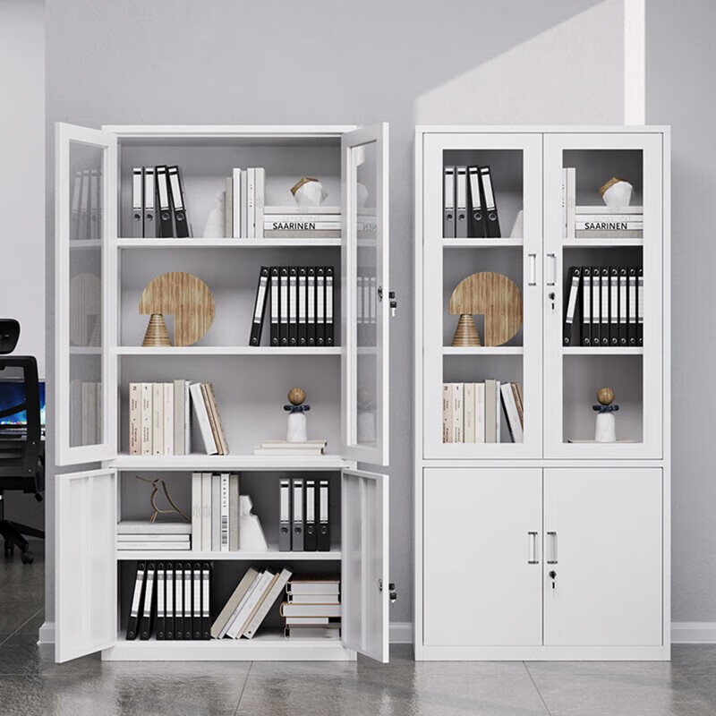 Zhongcun Steel Office File Cabinet Iron Cabinet File Information Financial Voucher Cabinet Split Five-section Cabinet Lockable Storage Cabinet Large Equipment File Cabinet Regular Style