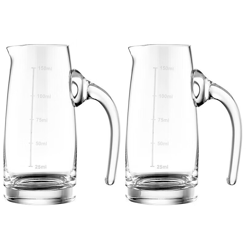MAXCOOK lead-free crystal glass wine dispenser and pouring jug set 150ml liquor, spirits and foreign wine 2 pieces MCB179