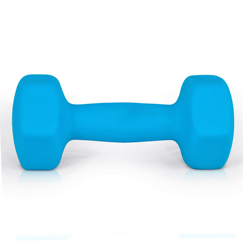 Chengyue color dipped dumbbells for men and women home fitness and shaping equipment combination set 4kg*2 light blue CY-529