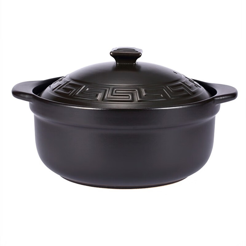 Jingdezhen casserole gas stove special stew pot household gas cooking porridge stew meat soup casserole can be dry-fired 3000ML with lid 3-4 people