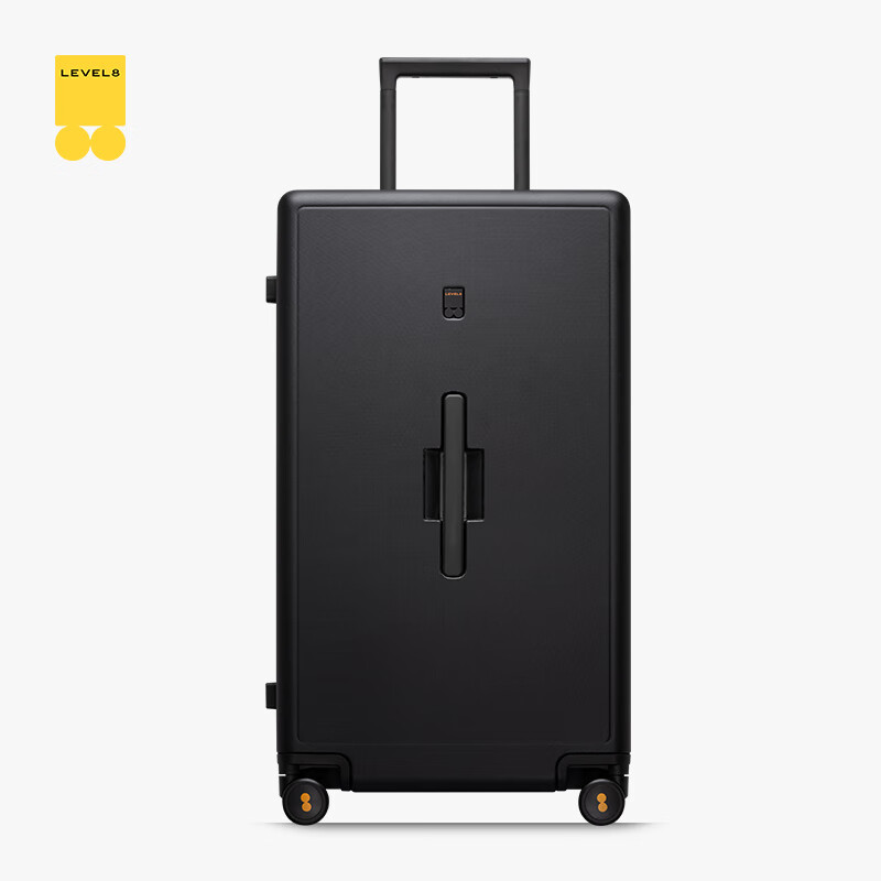 Horizon 8 (LEVEL8) Luggage Password Trolley Case Women's and Men's Checked Travel PC Case 28-inch Large Capacity Traveler Series Black