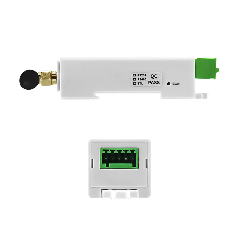 Punctual Atomic LoRa DTU data transmission radio module D30 serial port wireless relay network small size rail type D30 (485 version) + 433M suction cup antenna 3db