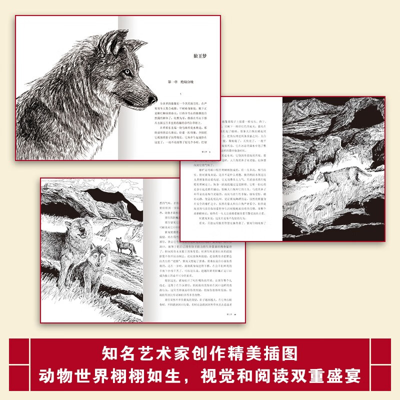 Dream of the Wolf King New Edition Shen Shixi, King of Animal Novels Children's Literature Readings for 4th, 5th and 6th Grade Elementary School Students