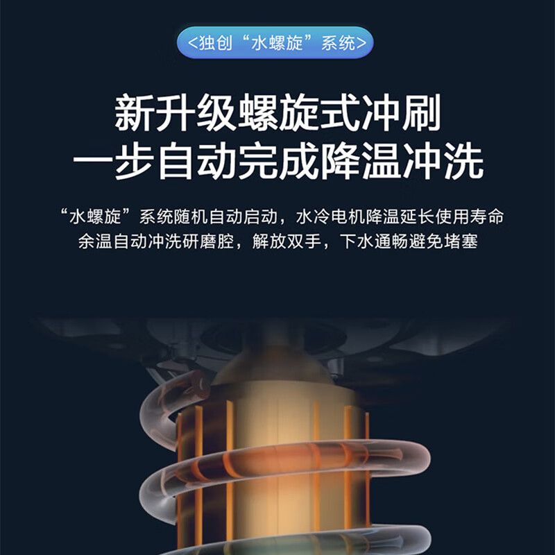 Haier kitchen waste disposer household kitchen food grinder automatic wet waste classification model LD880-Z1