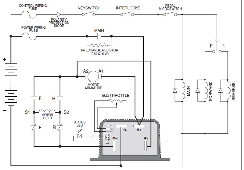 Yichen 1204M-4201 1204M-5305/5301/5203 DC series controller Curtis forklift CURTIS