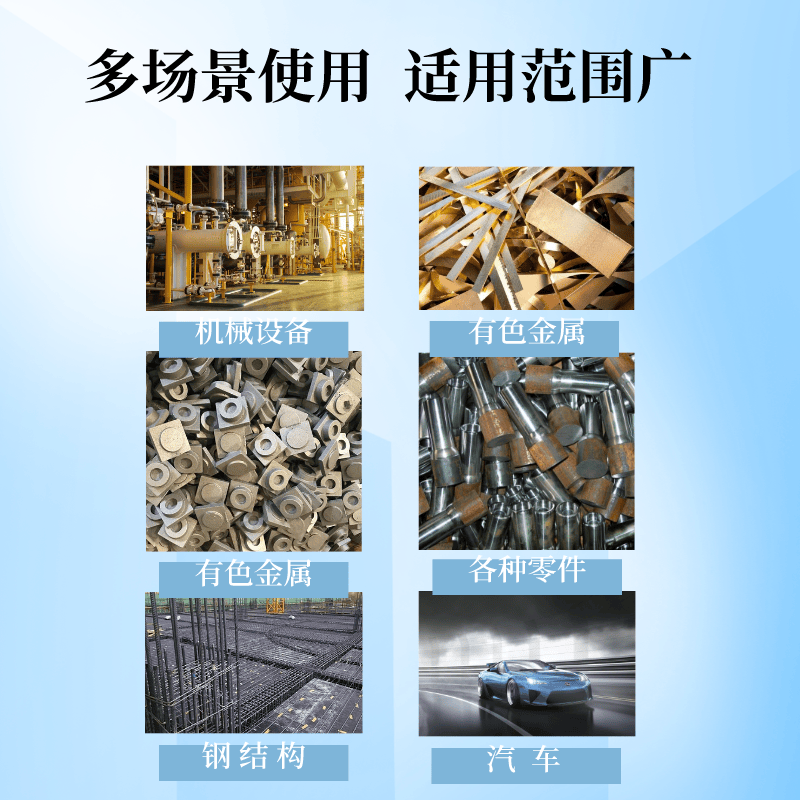 Powerful steel bar rust remover construction site steel cast iron industrial metal rapid rust removal renovation renovation without grinding rust conversion water-based steel rust inhibitor 5 catties/barrel
