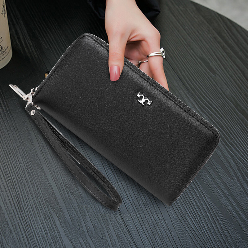 Sephoron Genuine Leather Long Zipper Wallet Feminine 2026 New Yellow Lucky Hand Bag for Mobile Phone Soft Cowhide Handbag Yellow DC5A561405