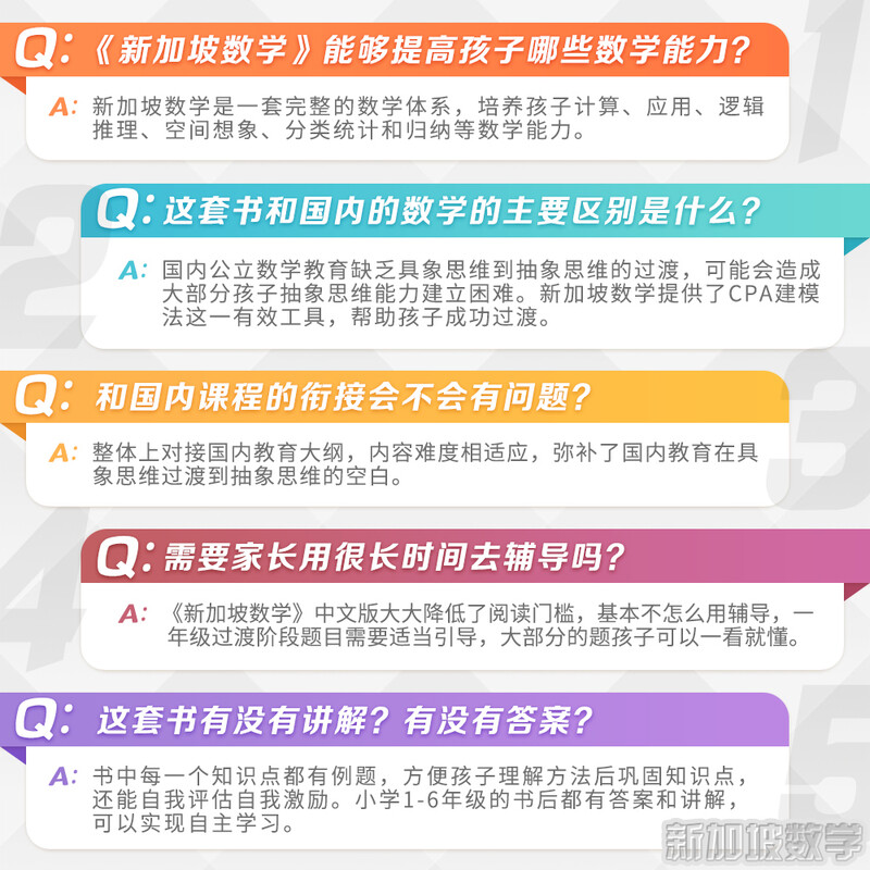 Singapore Mathematics Grade 1 Chinese Edition