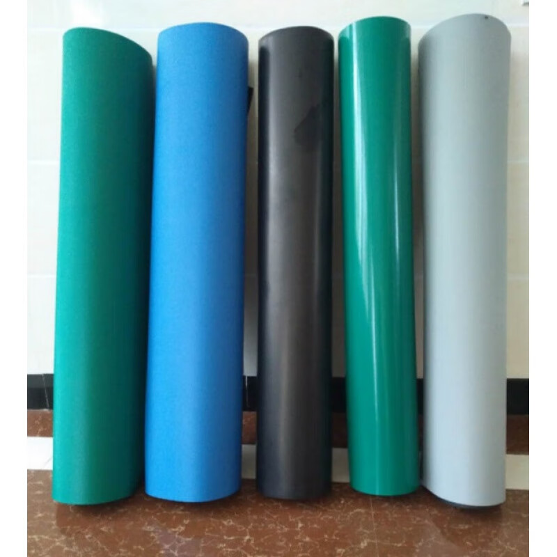 Xunliba workshop assembly and repair insulating rubber mat rubber plate laboratory workbench table mat rubber floor mat green and black 0.6m*1.2m*2mm