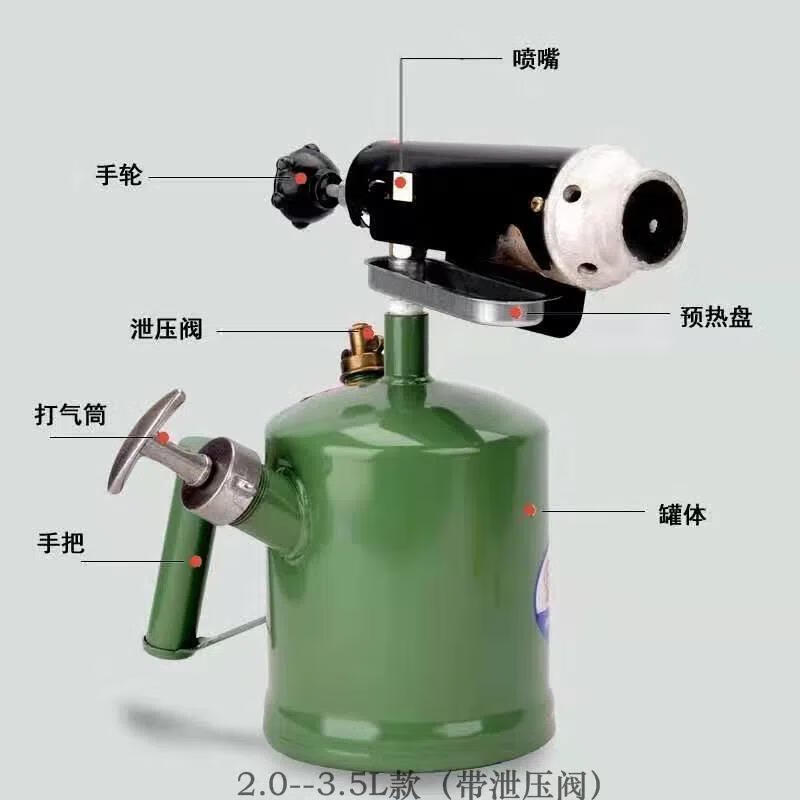 Meschute German quality blowtorch gasoline diesel roasting pig hair household portable hand-held flame roasting gun for roasting bacon 80% of customers choose 1.0L gasoline blowtorch