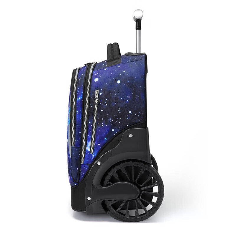 Ninth Castle Trolley School Bag Primary School Students Grade 3-6 Can Climb Stairs Boys and Girls Middle School Students Large Capacity Children's School Bag