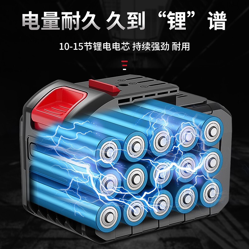 Delixi brushless lithium electric drill lithium electric angle grinder rechargeable cutting machine grinder angle grinder hand electric drill set angle grinder + electric drill 5.0Ah one battery + gift bag