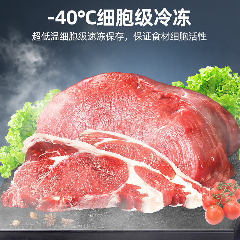 Xingx (XINGX) freezer household commercial refrigeration single temperature horizontal top door large capacity - 40 degrees deep cooling fresh-keeping freezer 718 liters - 40 five-sided refrigeration