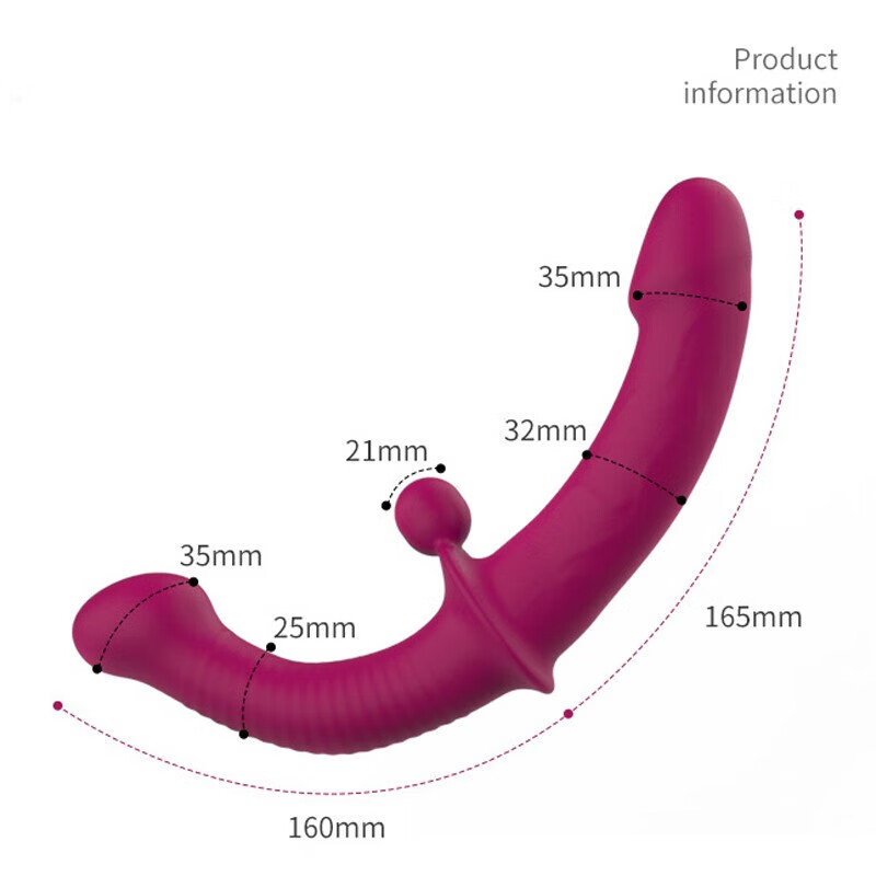 Yunman Double-Headed Dragon Wearable Wireless Remote Control Female Double-Headed Play Lesbian Les Toys Soft Adult Products Double-Headed Dragon + Lubricating Oil 20ML + Disinfectant Wipes*5 Pieces
