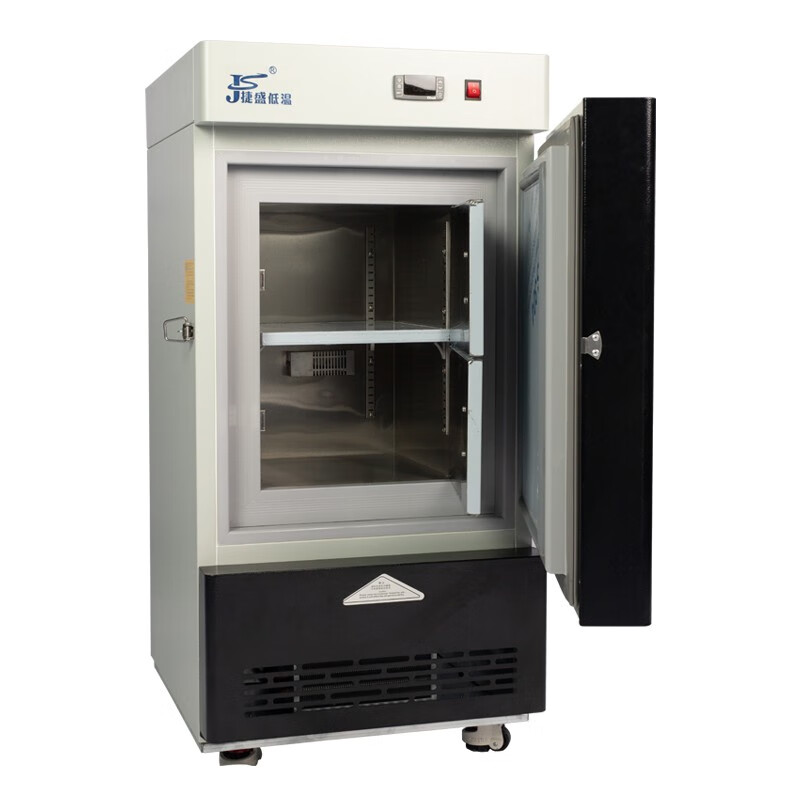 Jiesheng (JS) ultra-low temperature refrigerator-60 laboratory scientific research medical vertical biological freezer quick-freezing freezer minus -40-80 degrees deep-freezing seafood large stainless steel freezer -50 degrees 50L (-15 to -50 degrees adjustable)