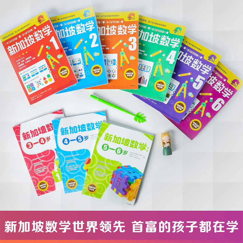 Singapore Mathematics Grades 4-6 (set of 3 volumes) Chinese version CPA teaching method to establish systematic mathematical thinking 10-12 years old
