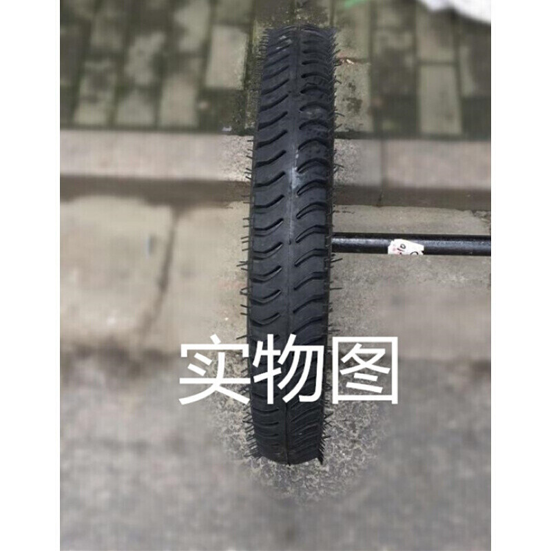 Yutairui 3.75-19 28-inch carriage wheel 2F heavy-duty trolley inflatable with bearing tire wheel spot 35 axle thick