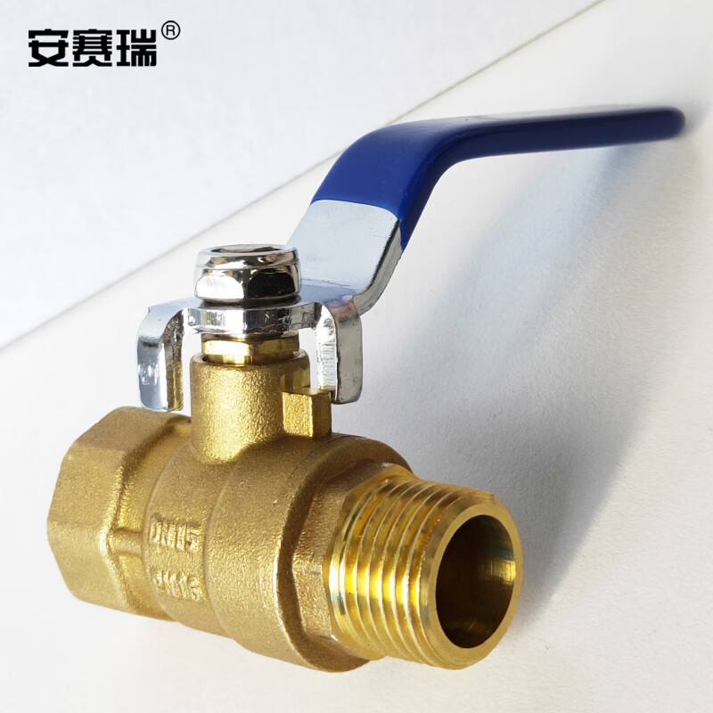 Ansery internal and external threaded brass ball valve national standard internal and external threaded ball valve switch DN20 6 points 22414