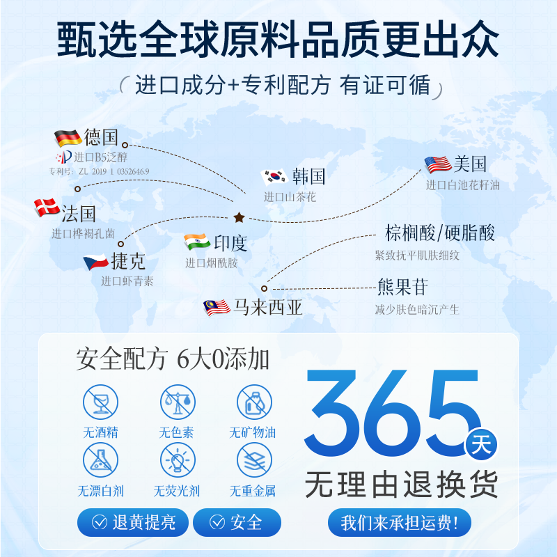 Dr. Wen's sleep mask, no-wash, hydrating, whitening and moisturizing, removes yellowing and brightens skin tone, nighttime antioxidant, New Year's gift for men and women