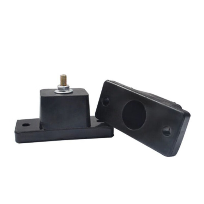 An Junsheng air conditioner outdoor unit universal shock-absorbing pad noise reduction buffer sound insulation rubber shock-proof foot pad increased thickening bracket bracket air conditioning shock-absorbing pad (set) (height 5.8cm