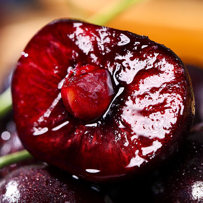 Chilean imported cherries JD/SF - next-day delivery to many places Fresh large cherry fruit gift box 5 catties (net weight) Gift box J-level large fruit Single fruit 26-28mm