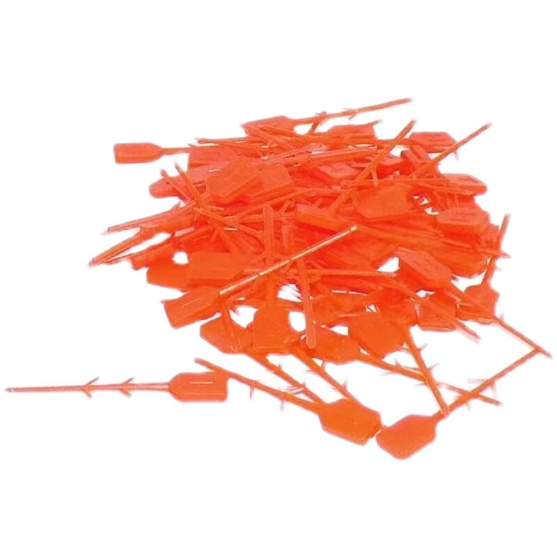 Fire extinguisher accessories plastic seal strip valve head green latch simple safety insurance pin red plastic seal sign fishing line red fire extinguisher plastic seal label 100 pack