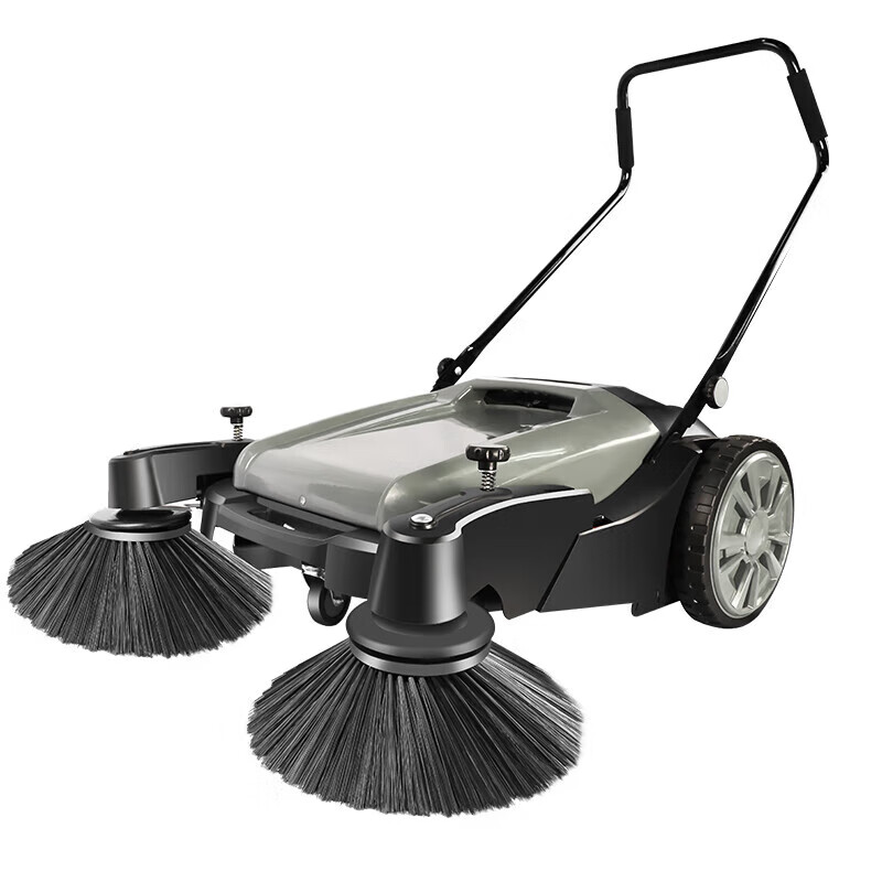 Boher German Boher industrial sweeper hand-pushed unpowered commercial factory workshop warehouse road floor sweeper 55L standard engineering model